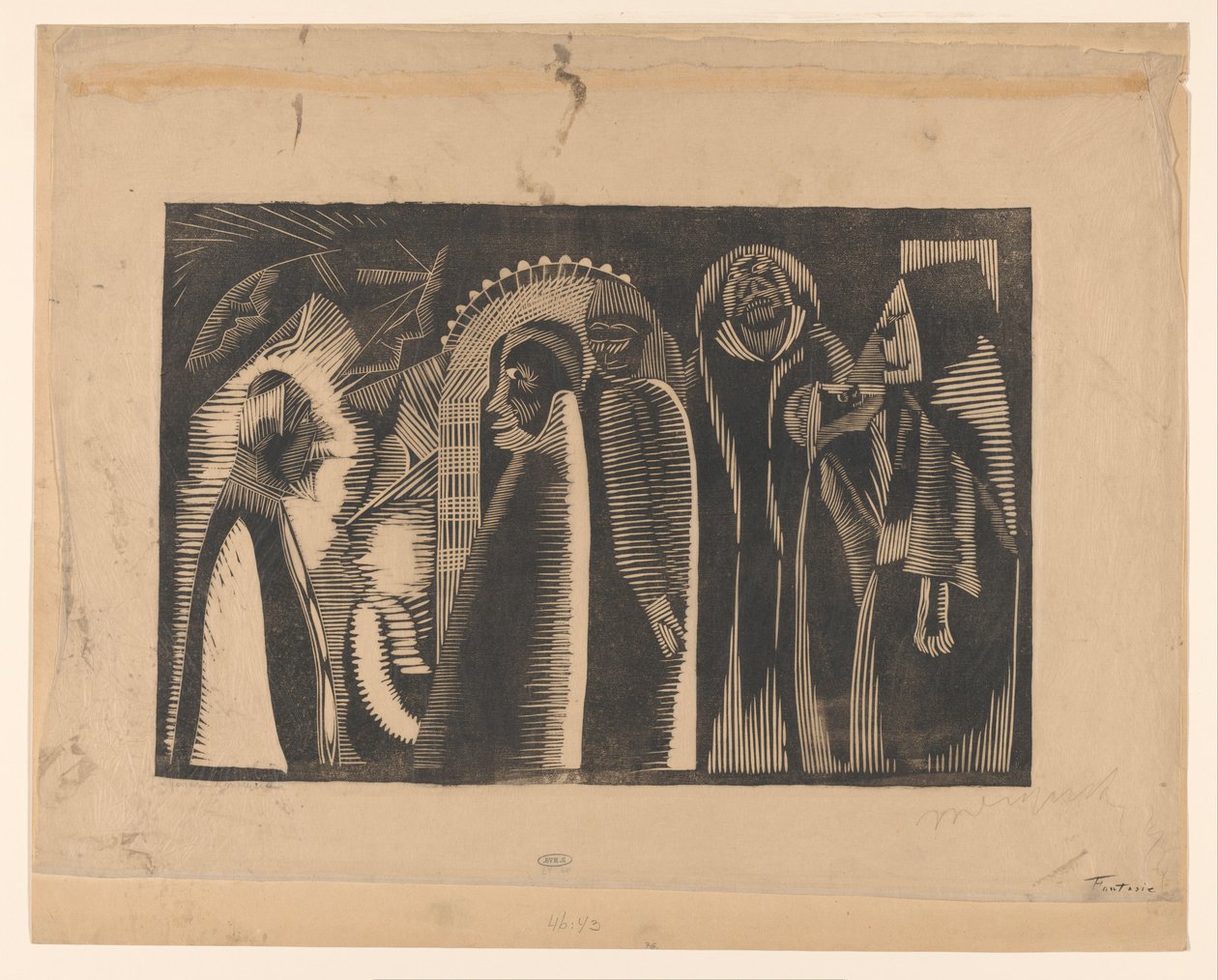 Fantasy by Samuel Jessurun de Mesquita (signed by artist)