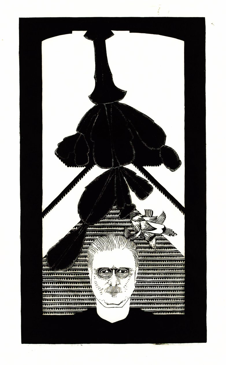 Self-portrait with an Easter cactus, ca 1927 by Samuel Jessurun de Mesquita