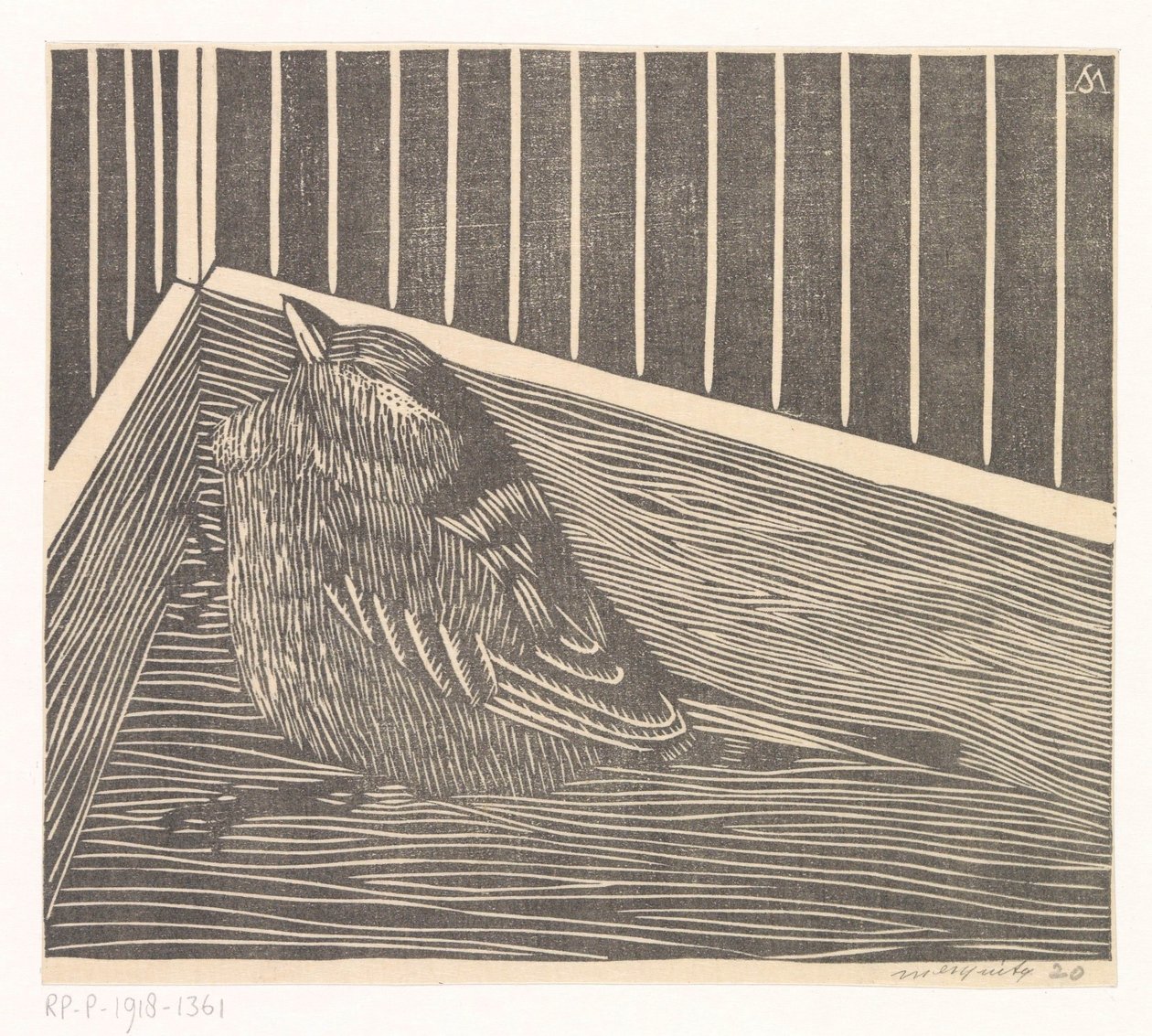 Bird in the Corner of a Cage by Samuel Jessurun de Mesquita