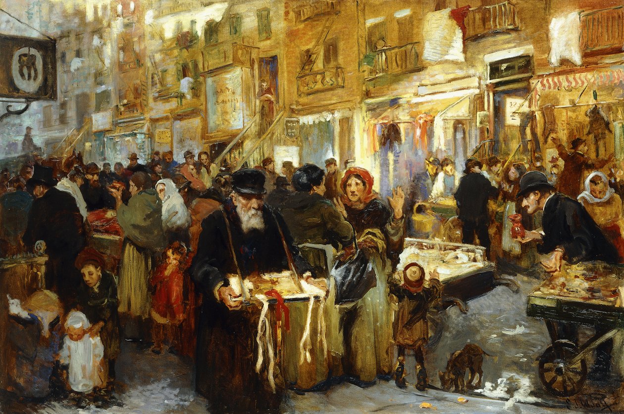 The Lower East Side, c.1914 by Samuel Johnson Woolf