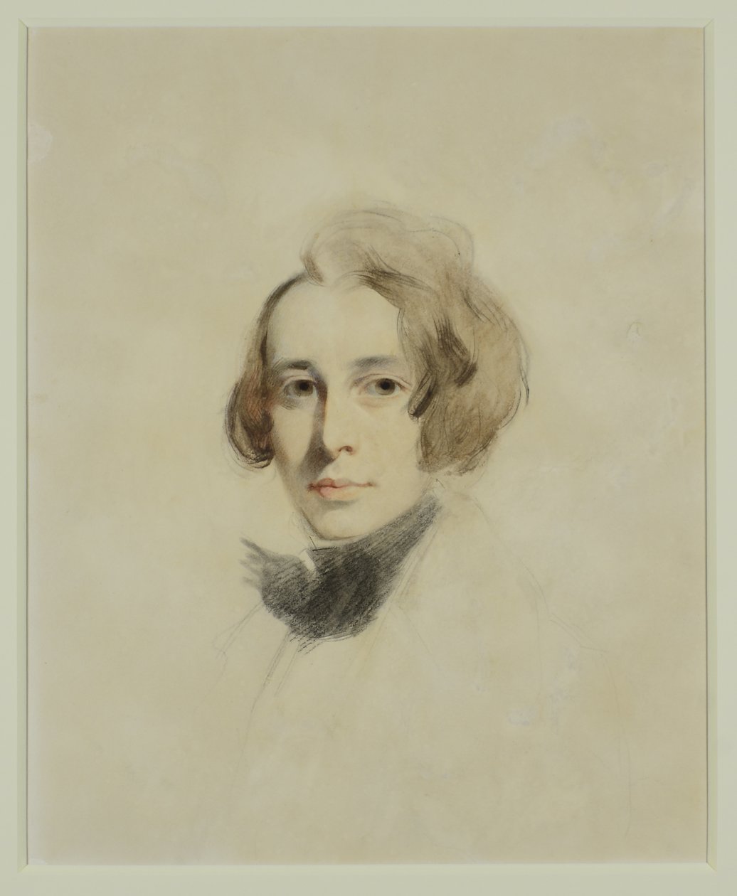 Preliminary Sketch of Charles Dickens, 1837 by Samuel Laurence