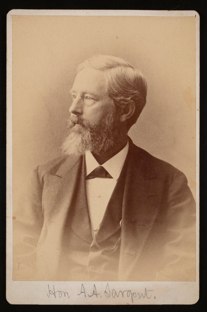 Portrait of Aaron Augustus Sargent by Samuel Montague Fassett
