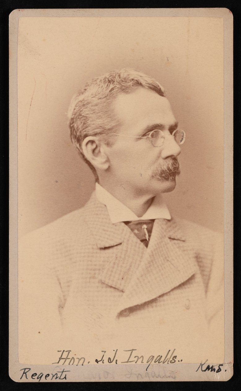 Portrait of John James Ingalls by Samuel Montague Fassett