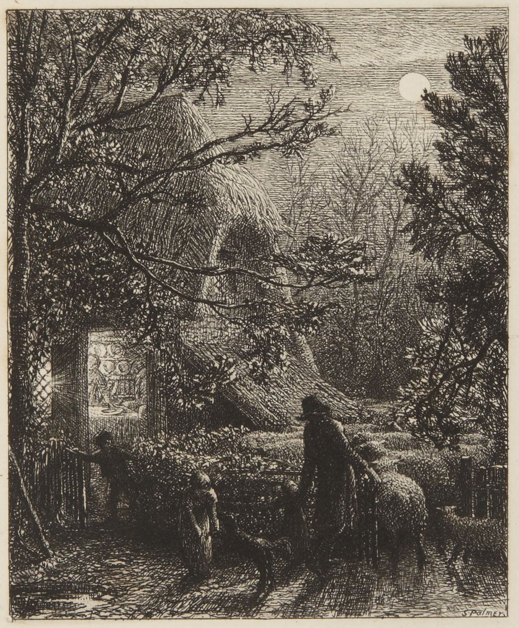 Christmas or Folding the Last Sheep by Samuel Palmer