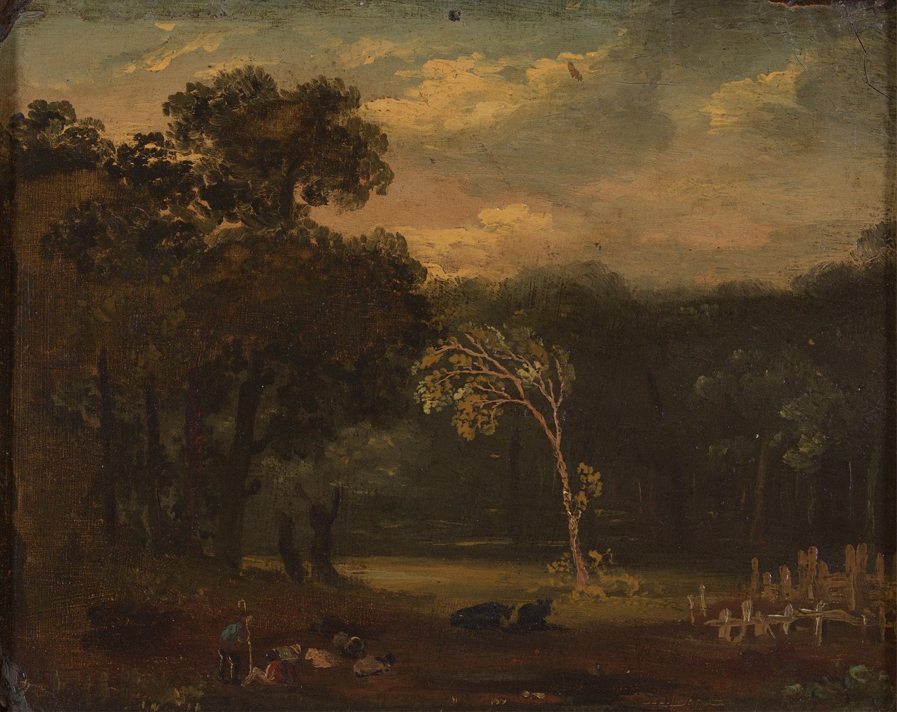 Sketch from Nature in Sion Park by Samuel Palmer
