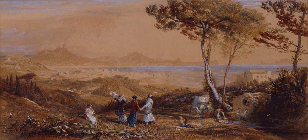 The Bay of Naples by Samuel Palmer