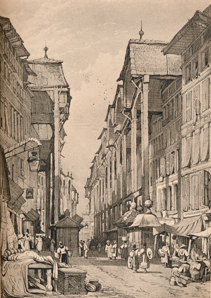 Geneva, c1830 by Samuel Prout