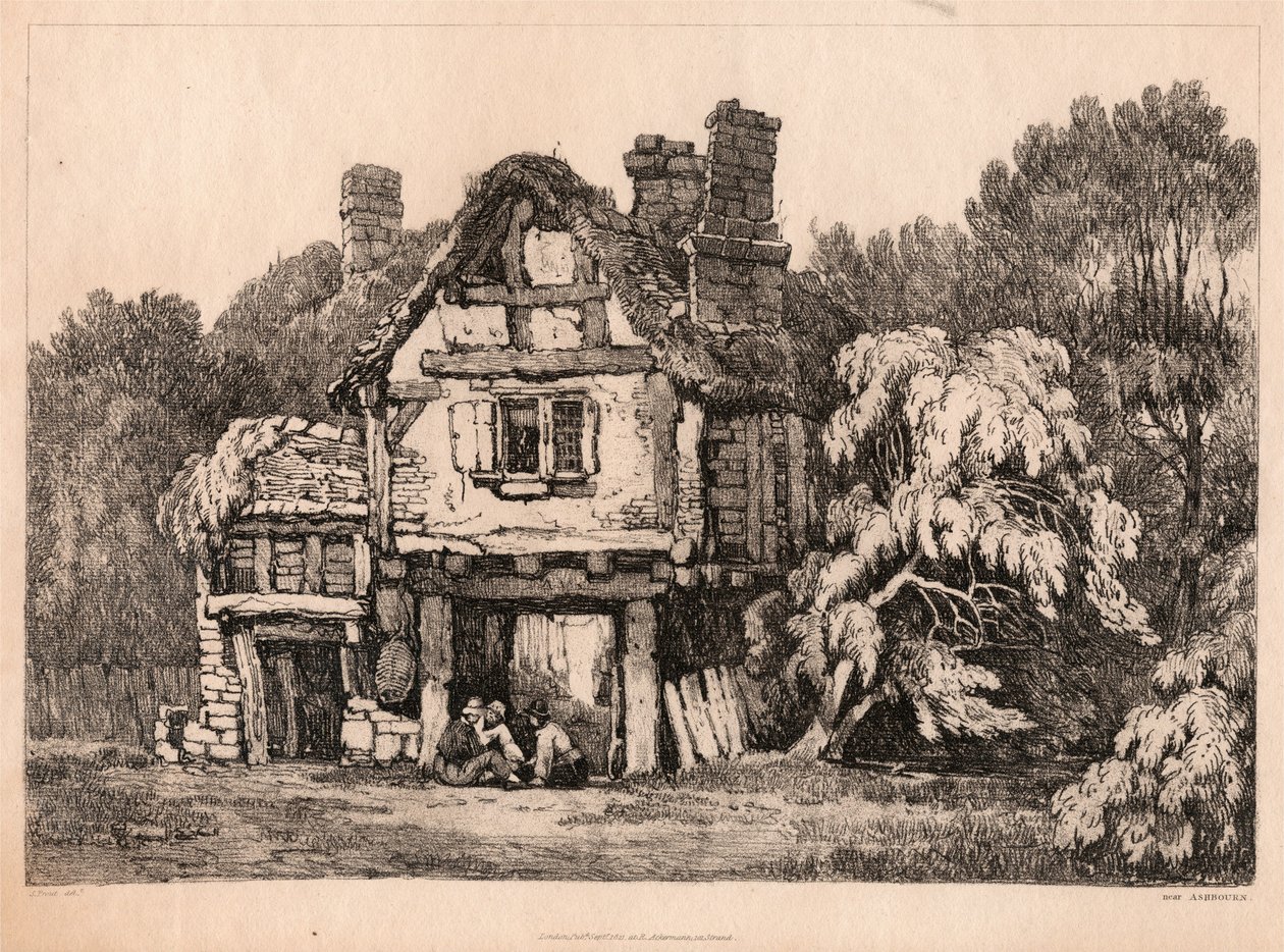 Near Ashbourn by Samuel Prout