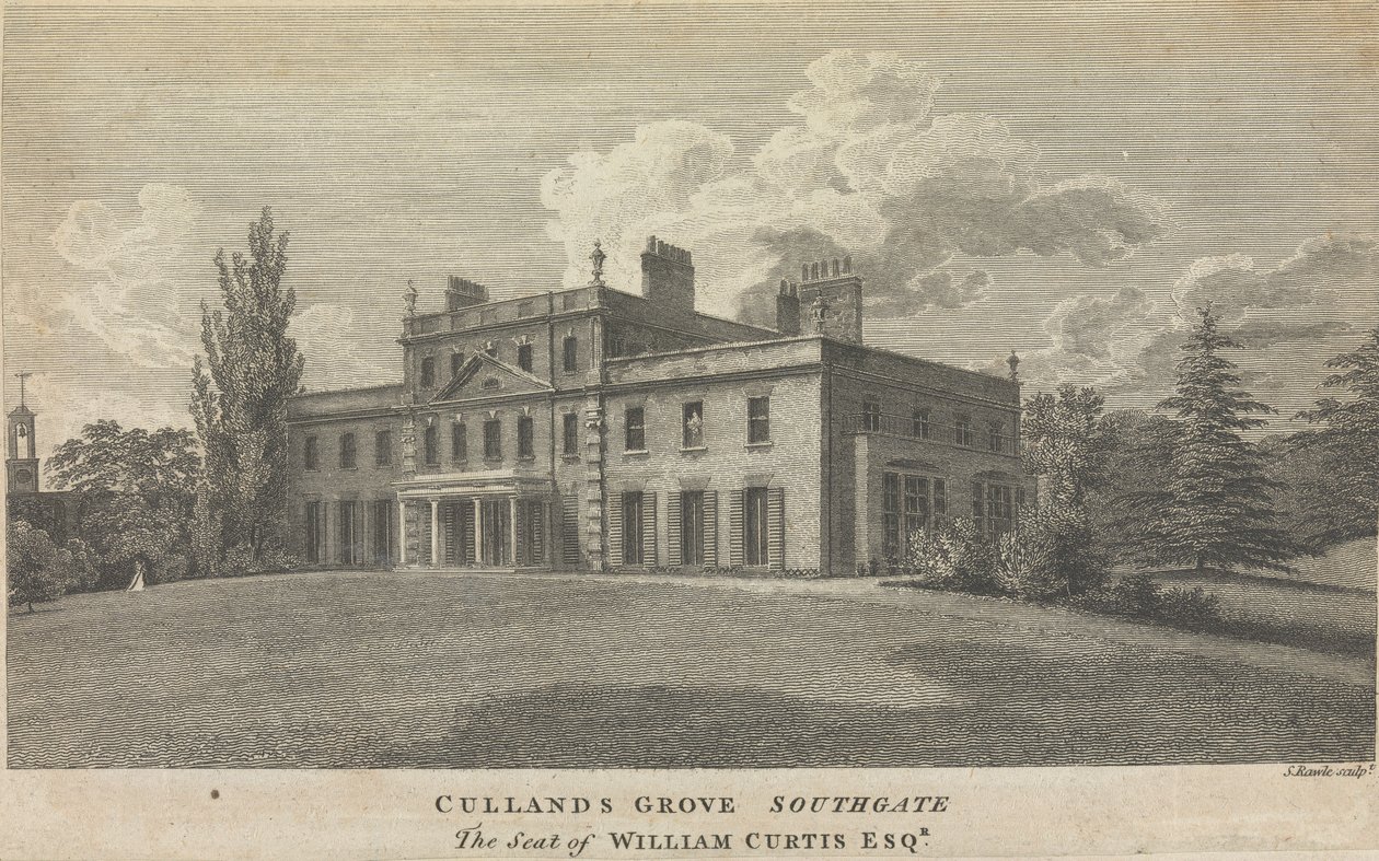 Cullands Grove Southgate, The Seat of William Curtis, Esquire; page 83 (Volume One) by Samuel Rawle