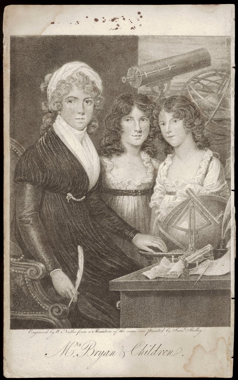 Mrs. Bryan and her Children by Samuel Shelley