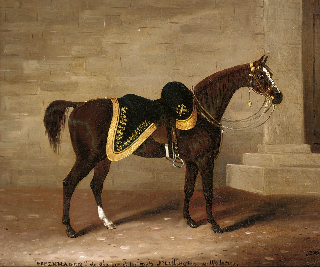 Copenhagen, the Charger of the Duke of Wellington at Waterloo by Samuel Spode