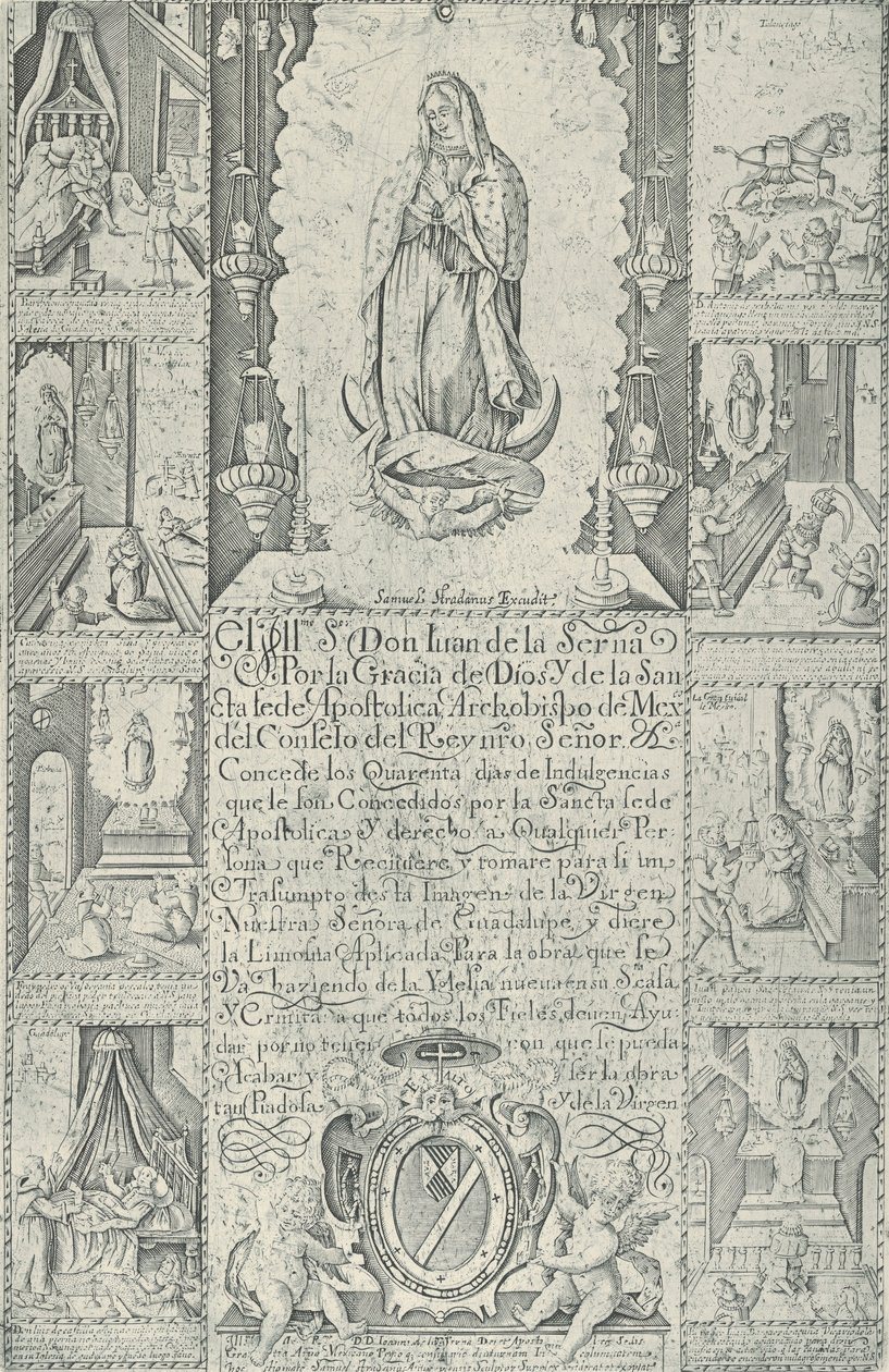 Indulgence for Donation of Alms Towards the Building of a Church by Samuel Stradanus