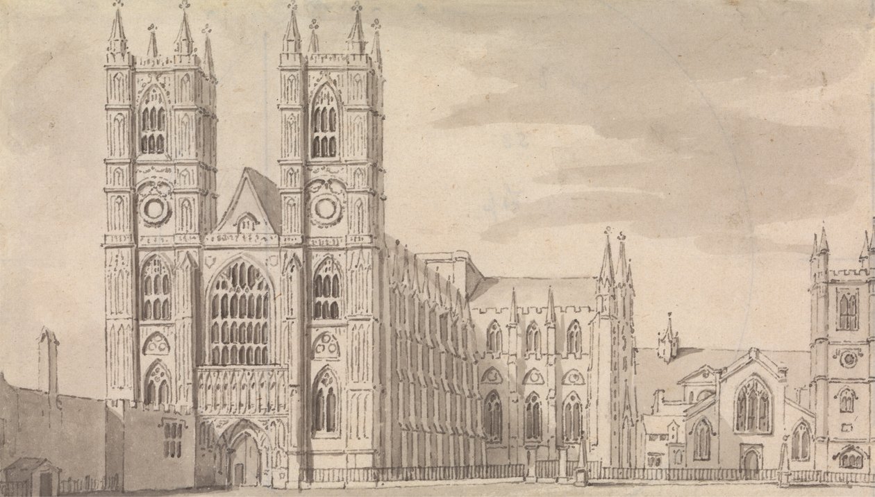 Westminster Abbey by Samuel Wale