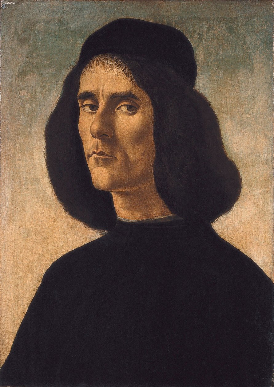 Michael Tarchaniota Marullus by Sandro Botticelli