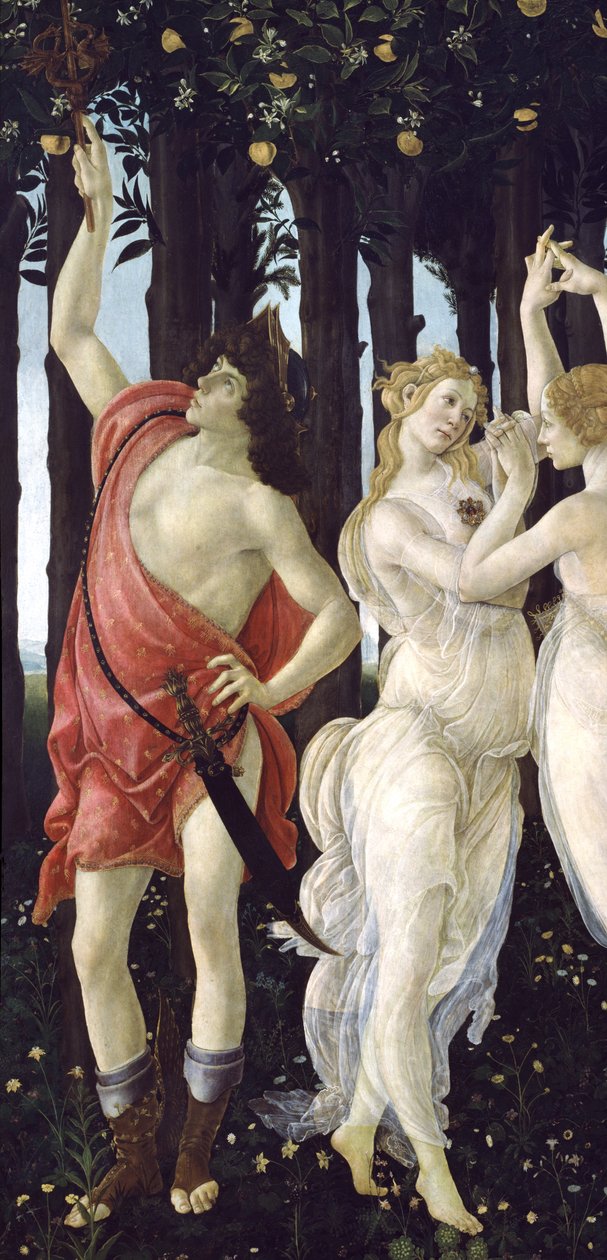 Primavera (detail) by Sandro Botticelli