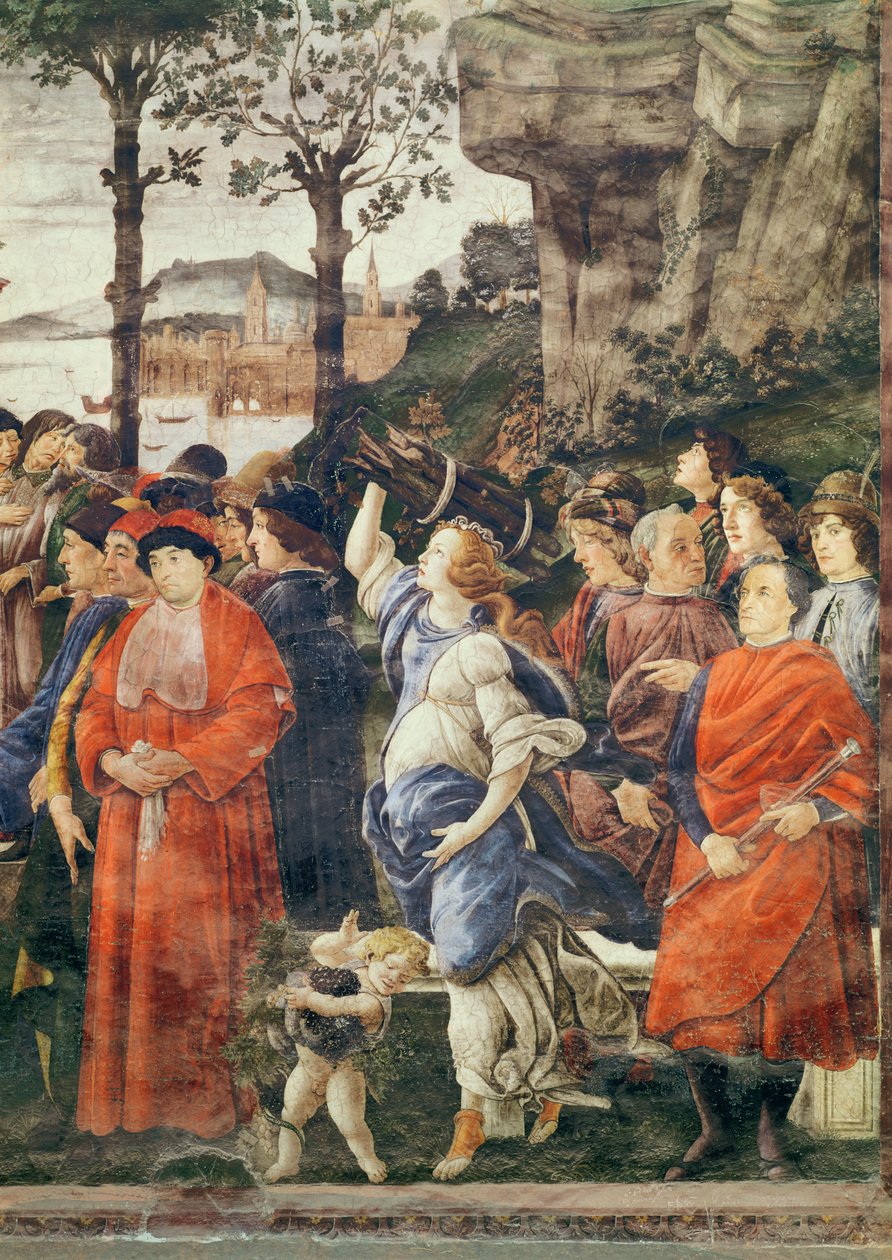 The Purification of the Leper and the Temptation of Christ (detail) by Sandro Botticelli