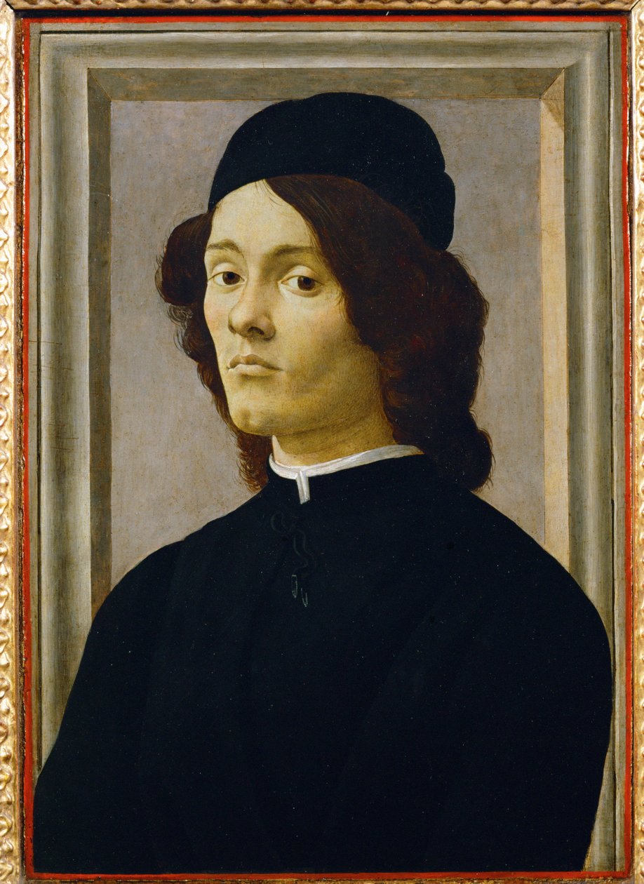 Portrait of a Young Man by Sandro (1444/5-1510) Botticelli