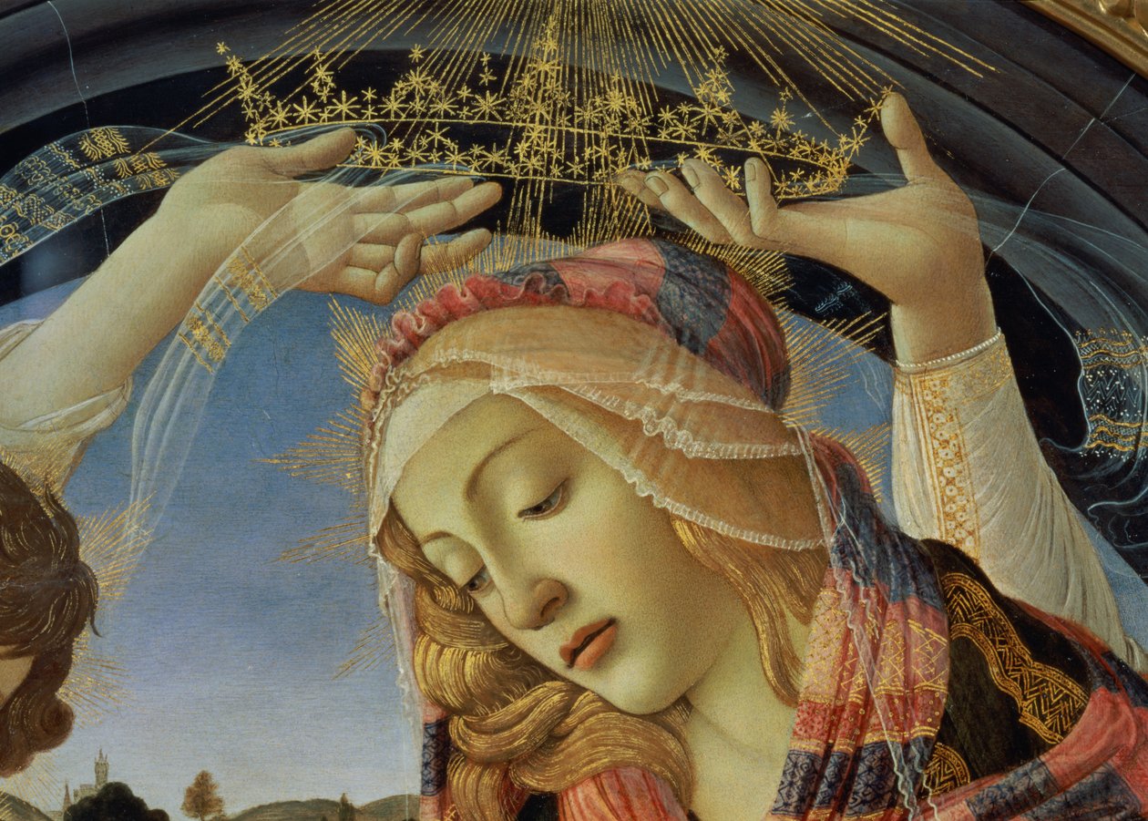 The Madonna of the Magnificat (detail) by Sandro Botticelli