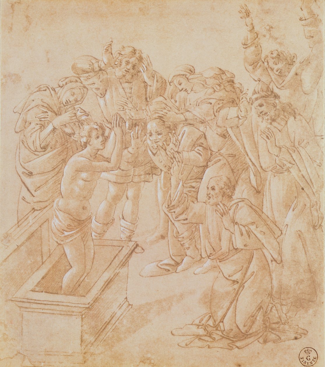 The Raising of Lazarus by Sandro Botticelli