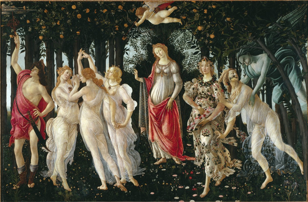 The Spring (detail) by Sandro Botticelli