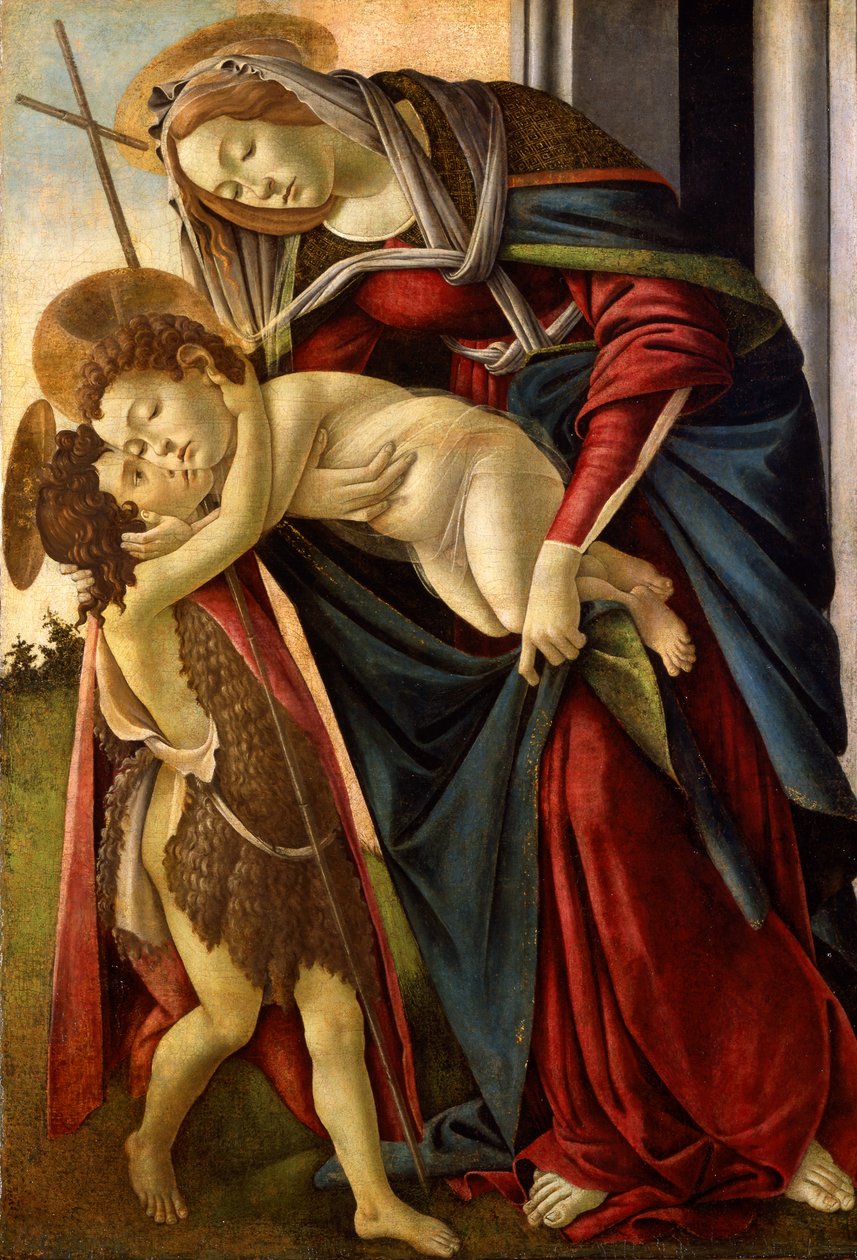 The Madonna and Child with the Infant St. John c.1490 by Lancelot Volders