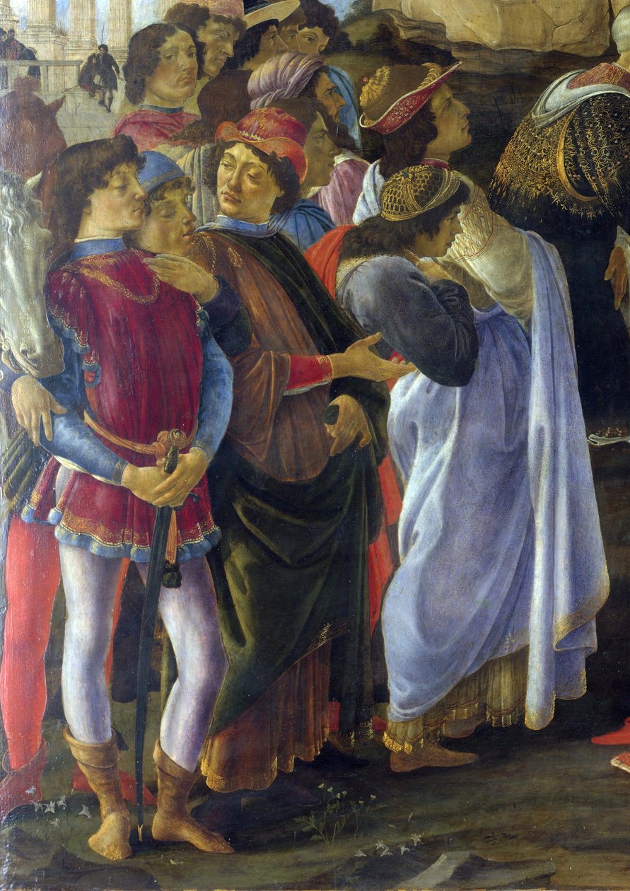 Adoration of the Magi (detail) by Sandro Botticelli