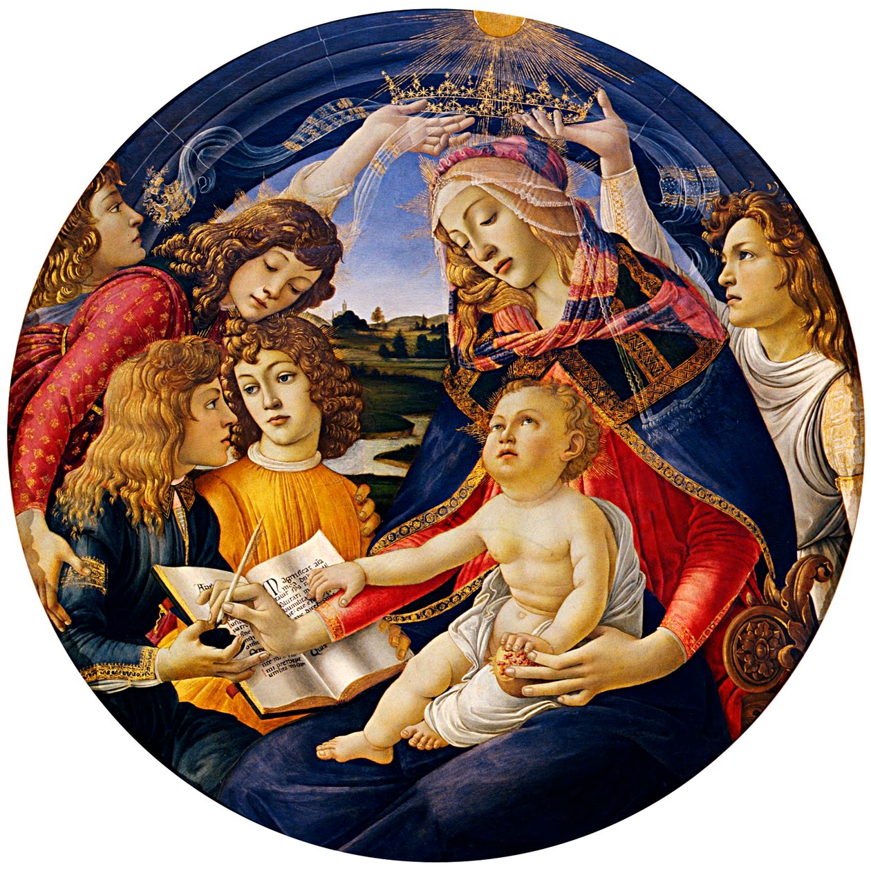 Madonna of the Magnificat by Sandro Botticelli