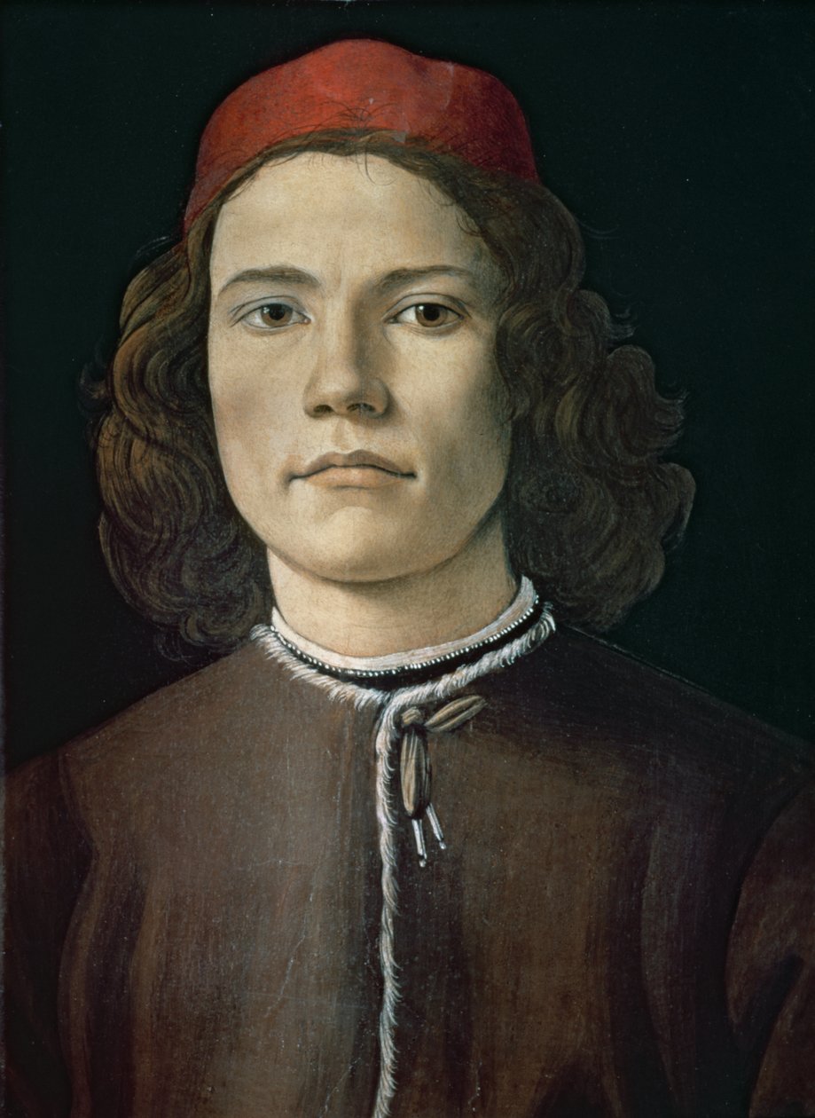 Portrait of a Young Man, c.1480-85 by Sandro Botticelli