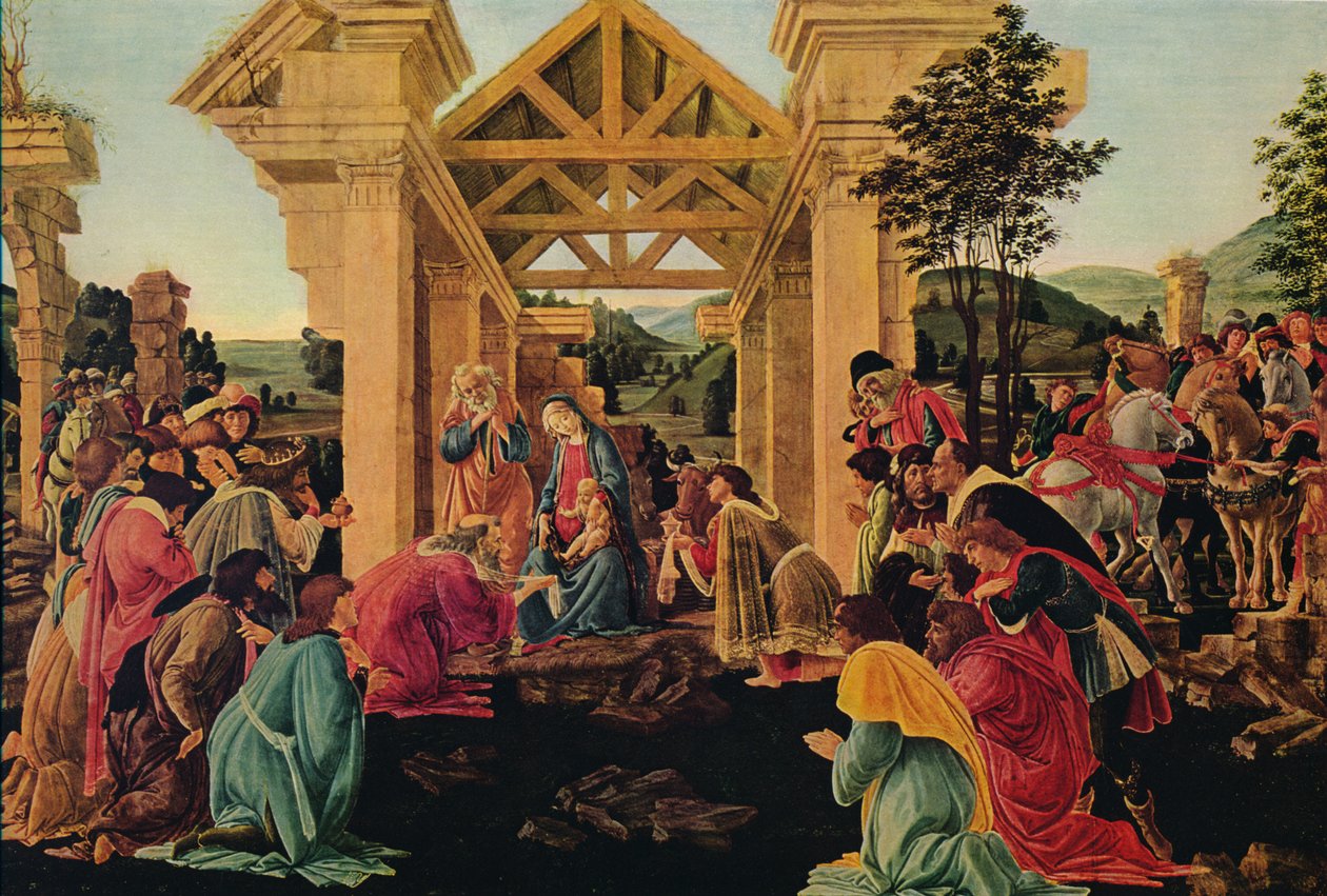 The Adoration of the Magi, c1475-1476 by Sandro Botticelli