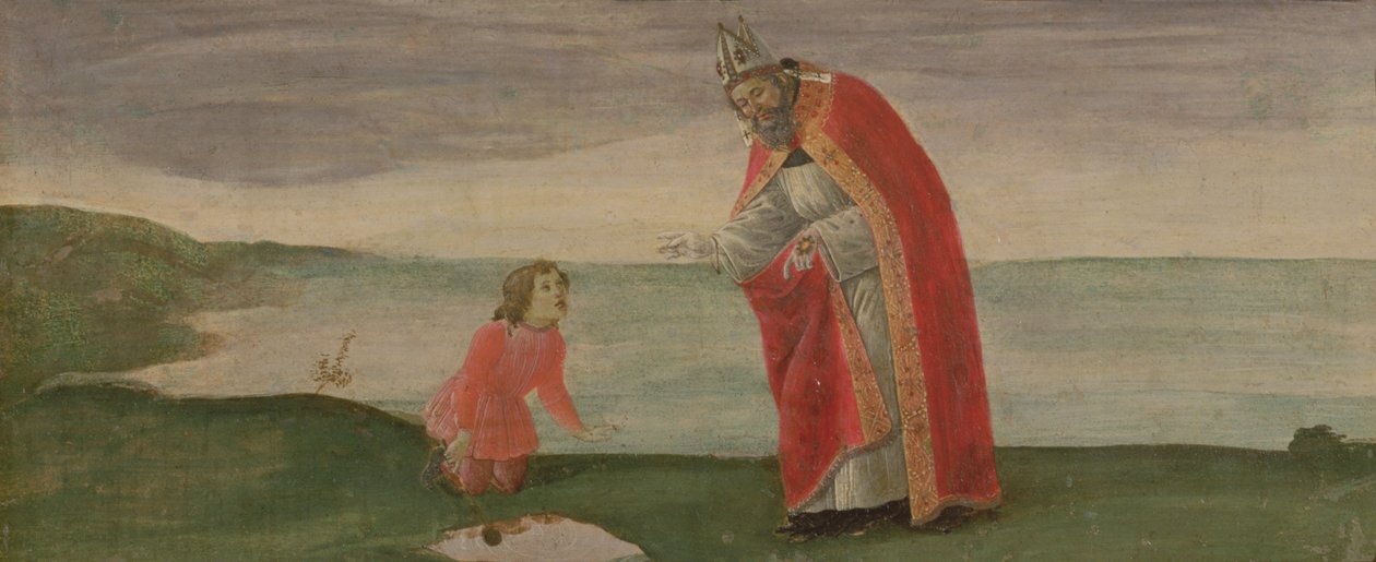 The Vision of St. Augustine from the Altarpiece of St. Barnabas by Sandro Botticelli