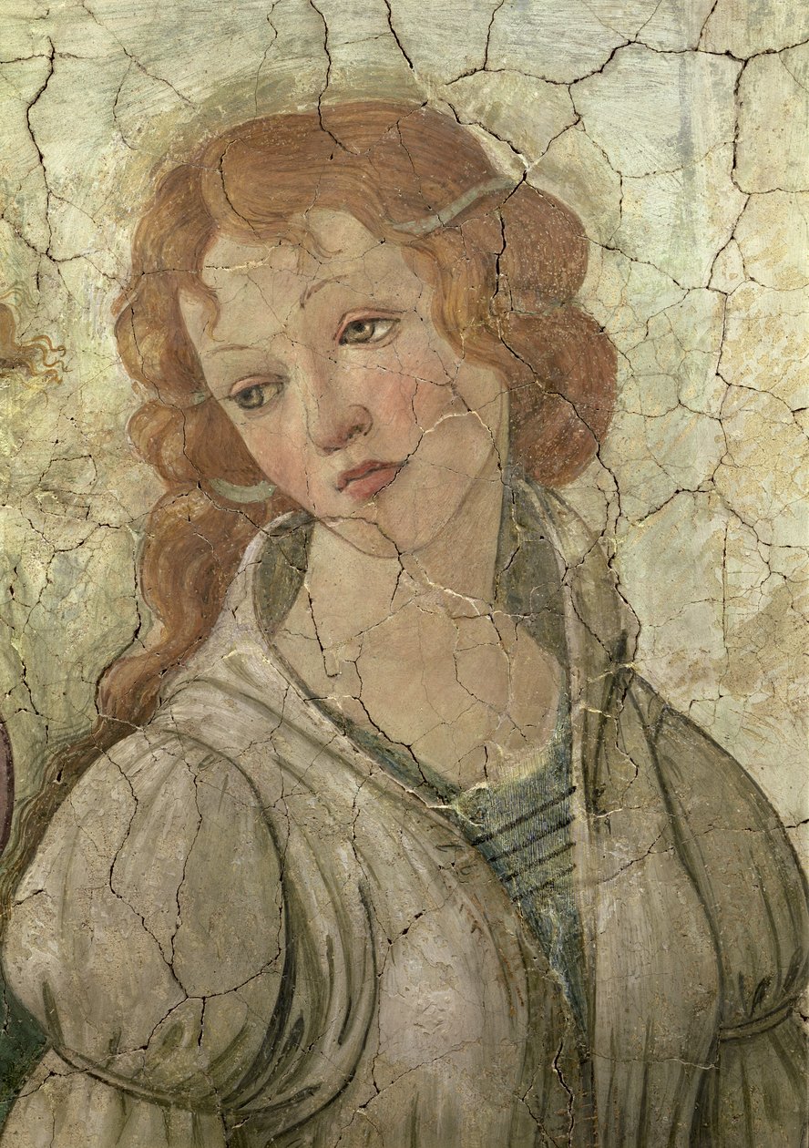 Venus and the Three Graces Offering Gifts to a Young Girl (detail) by Sandro Botticelli