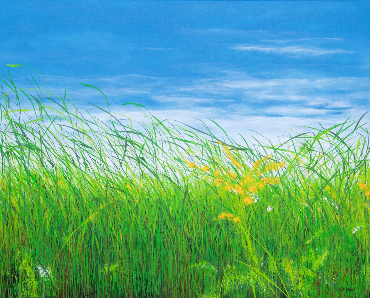 Dancing in the Breeze, 2019 by Sandy Iseli