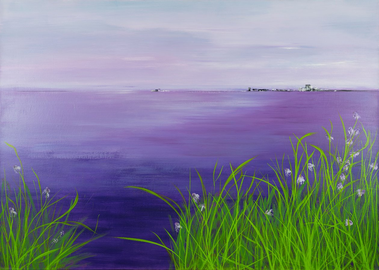 Purple Glow, 2019 by Sandy Iseli