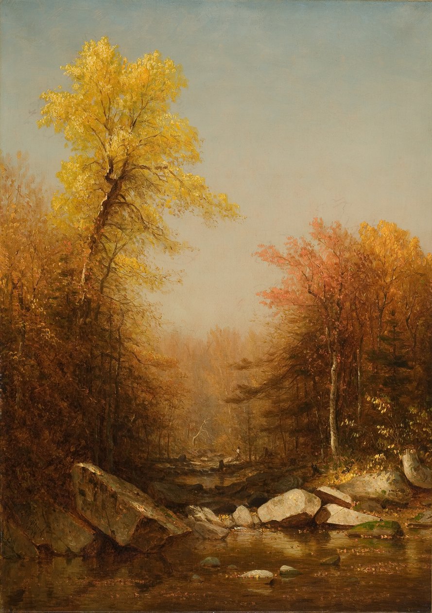 October in the Catskills by Sanford Robinson Gifford
