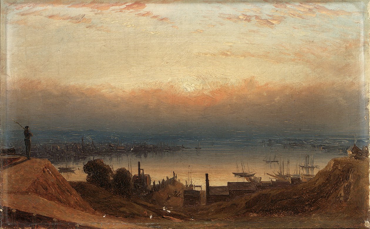 The Basin of the Patapsco from Federal Hill, Baltimore by Sanford Robinson Gifford