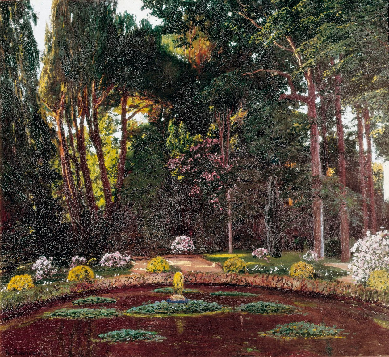 Art Nouveau "The Garden" by Santiago Rusinol i Prats