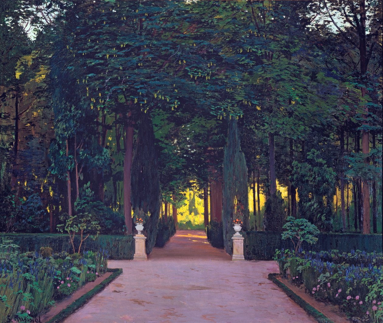 Gardens at Aranjuez by Santiago Rusinol i Prats