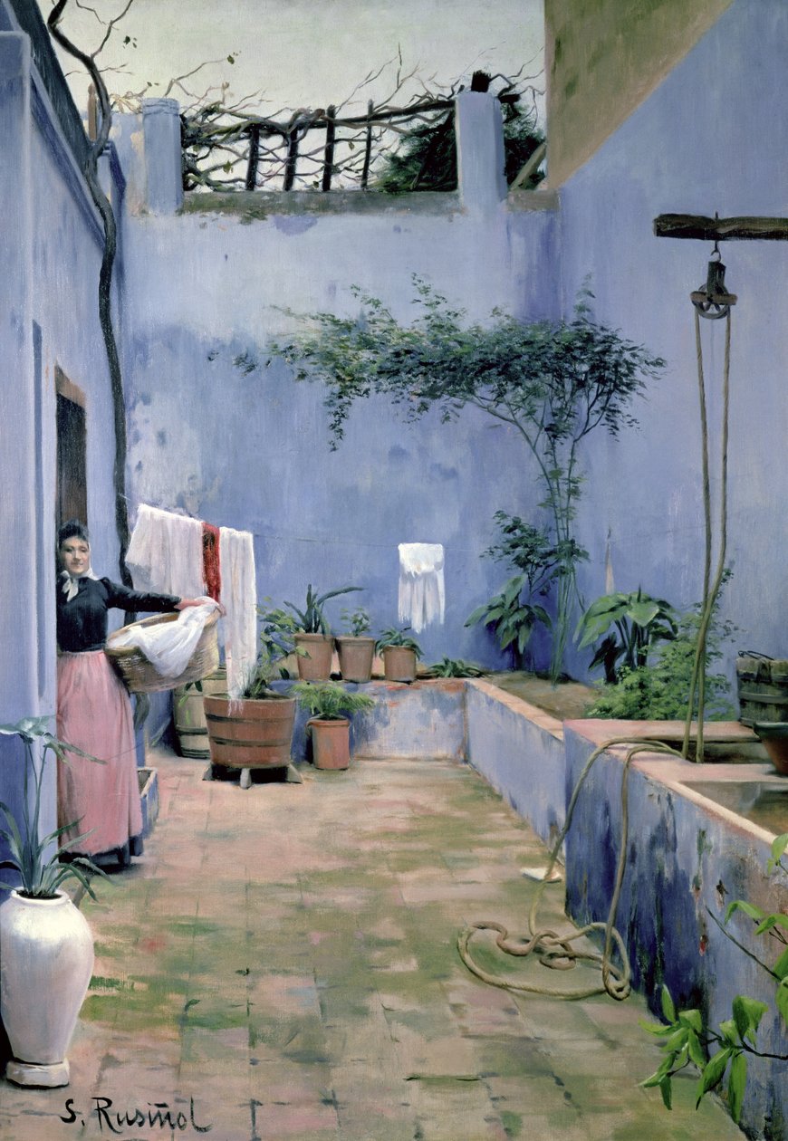 Patio Interior by Santiago Rusinol i Prats