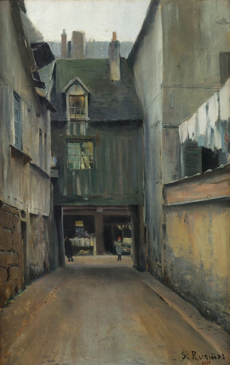Street of Rouen by Santiago Rusinol i Prats