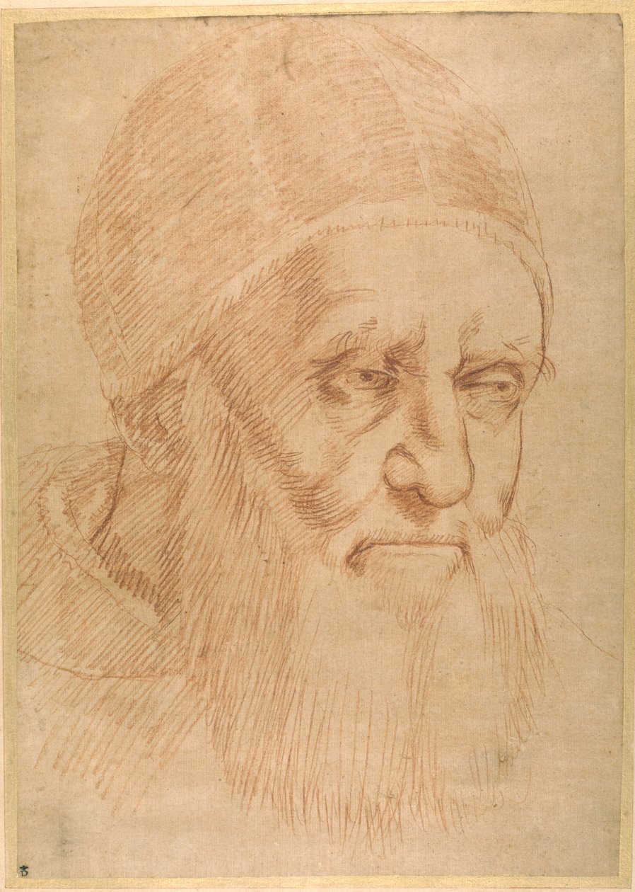 Pope Julius II, after a cartoon by Raphael by Sanzio of Urbino (follower of) Raphael
