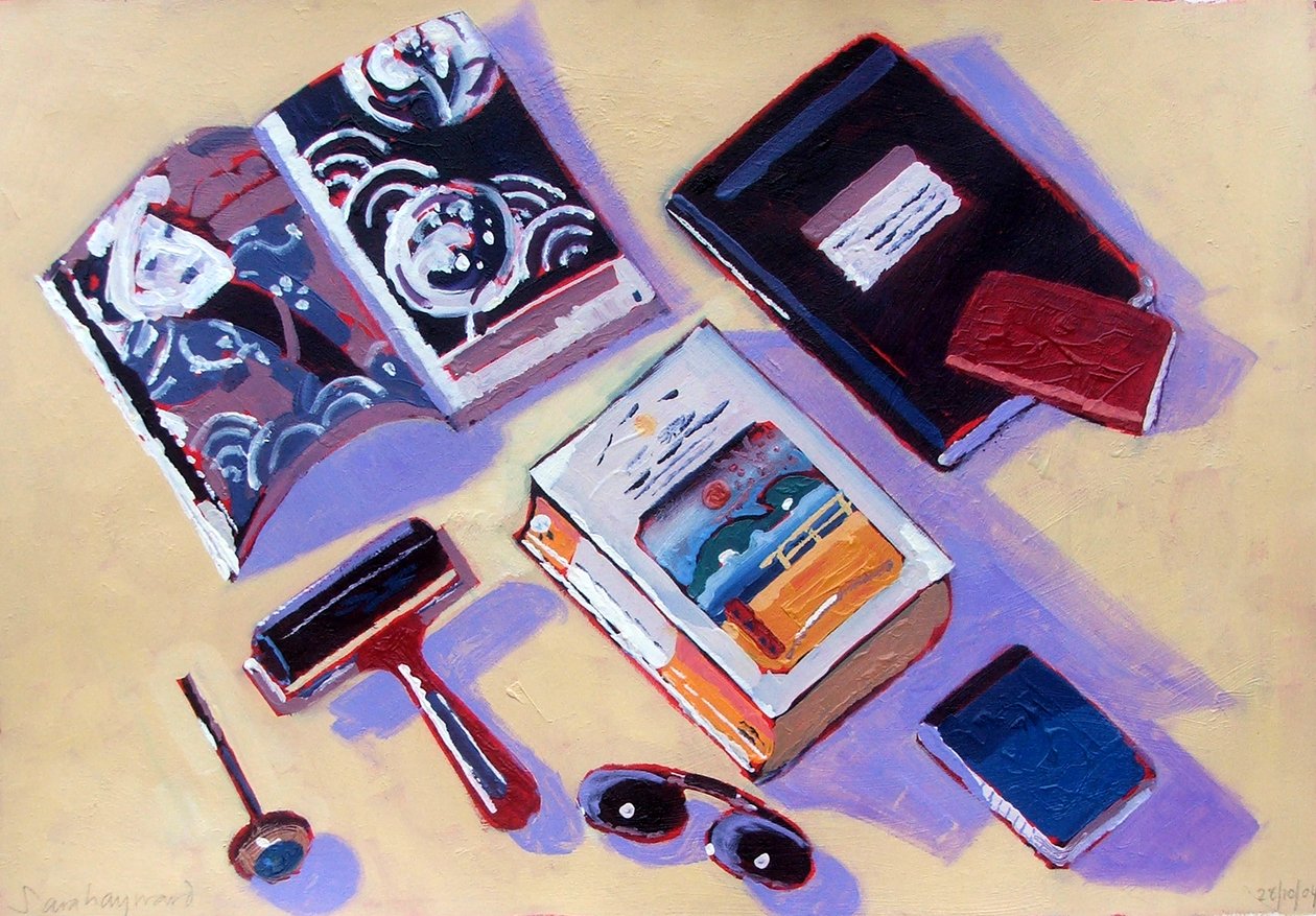 Roller and Sunglasses by Sara Hayward