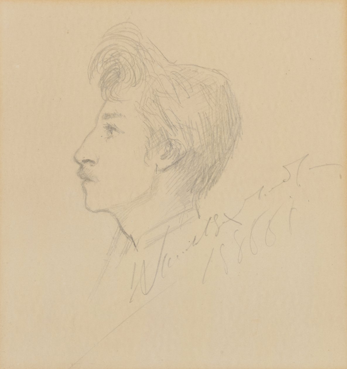Portrait of W. Graham Robertson by Sarah Bernhardt