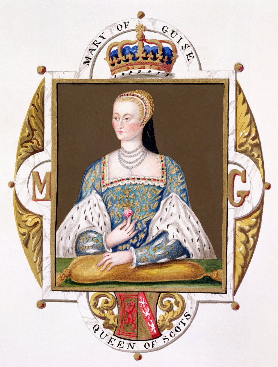 Portrait of Mary of Guise, Queen of Scotland from 