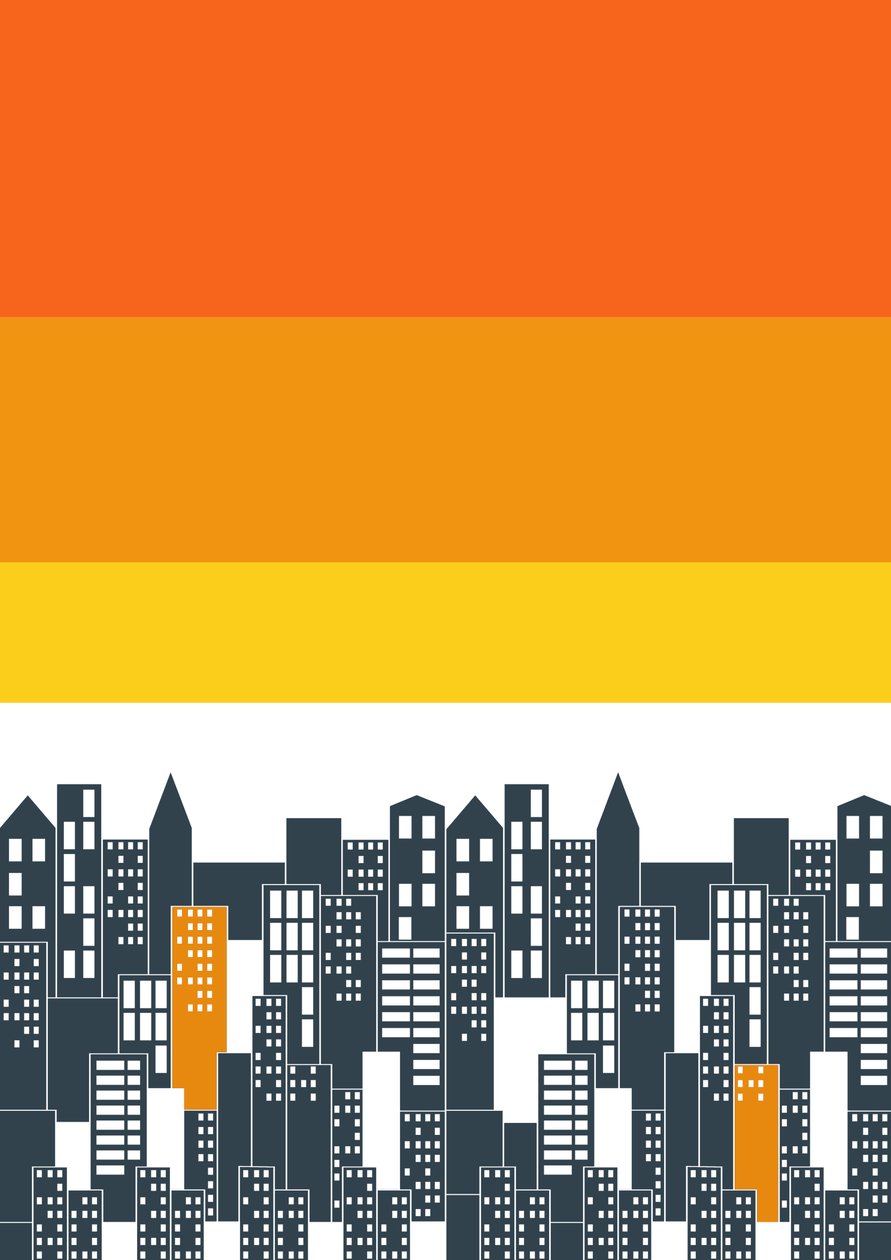 City Sunset, 2020 by Sarah Evans