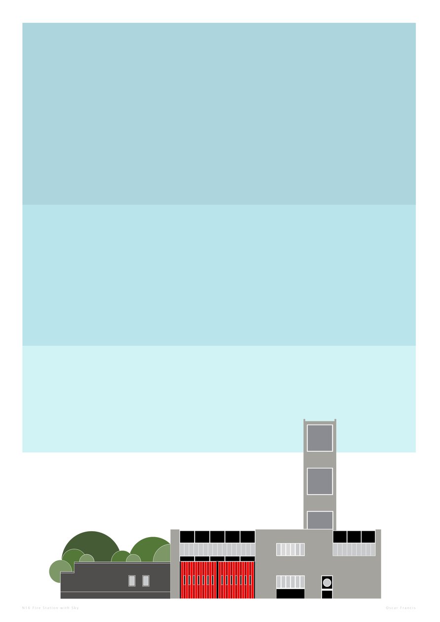 Fire Station, 2014 by Sarah Evans