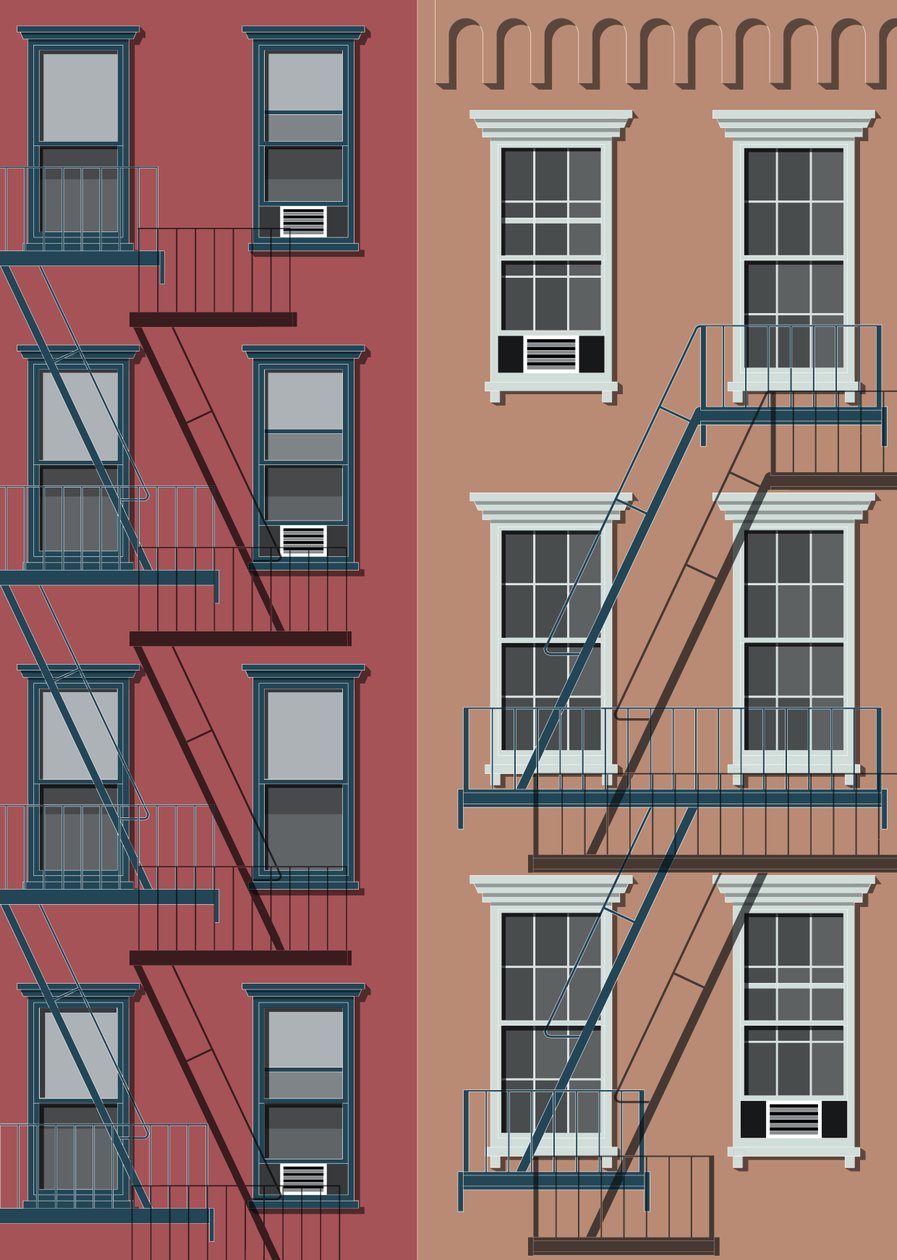 New York Town House, 2017 by Sarah Evans