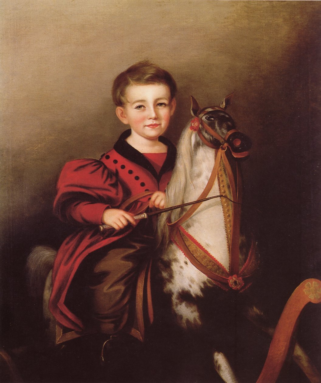 Charles Lavallen Jessop (Boy on a Rocking Horse) by Sarah Miriam Peale