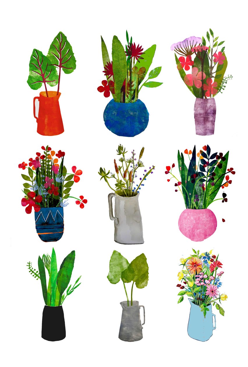 Vases and jugs 2021 by Sarah Thompson-Engels