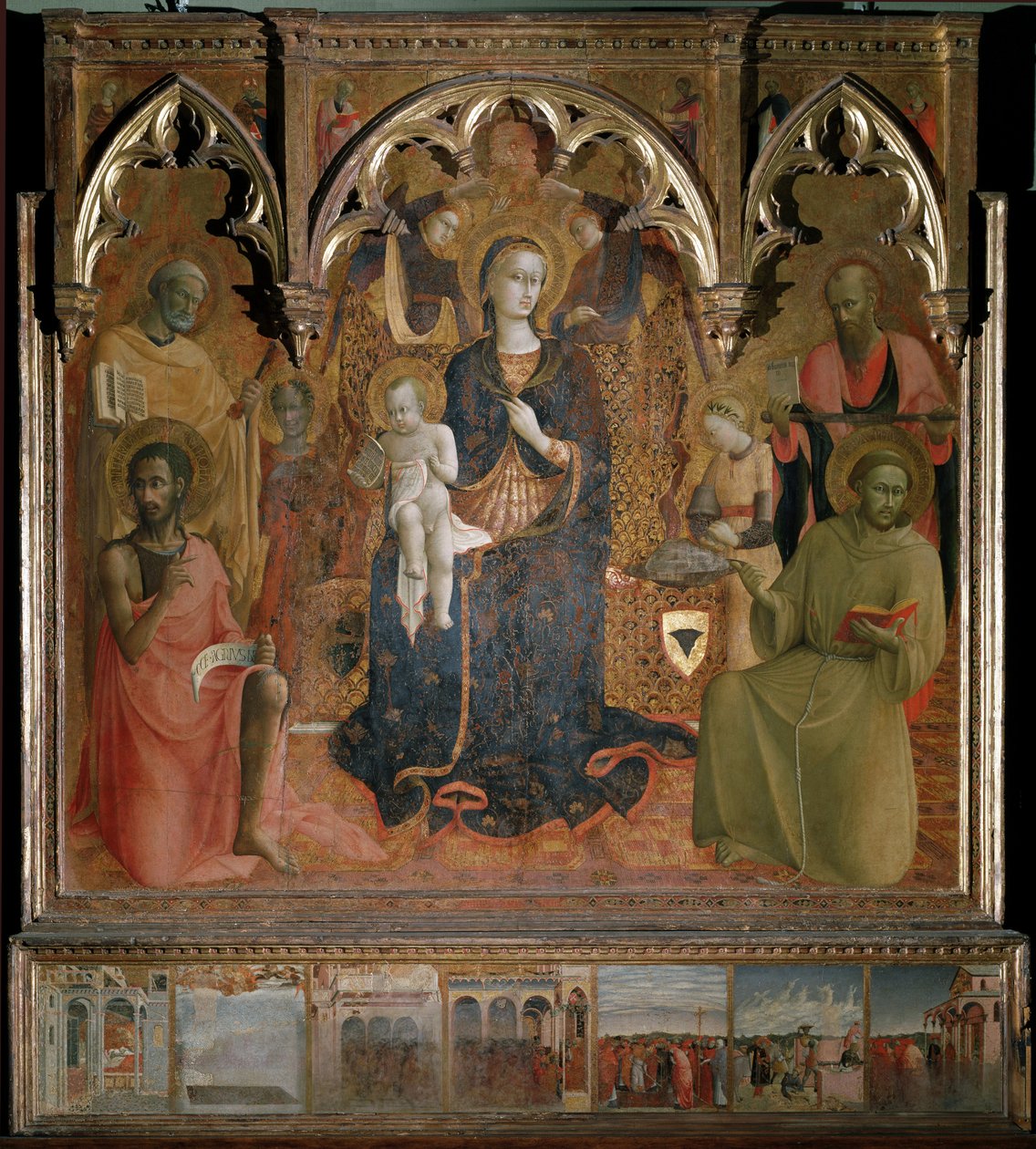 Polyptych of Our Lady of Snow by Sassetta (c.1392 1450)