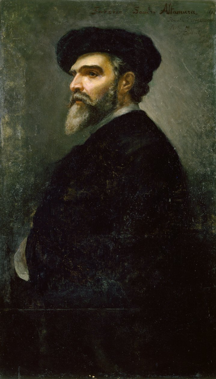 Self-portrait by Saverio Altamura